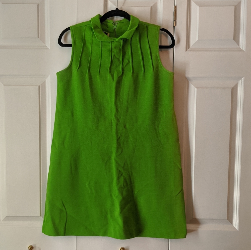 Vintage Green Shift Dress